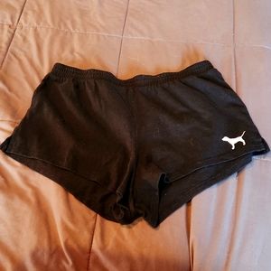 Women's Pajama shorts from Pink,  size medium,  black.